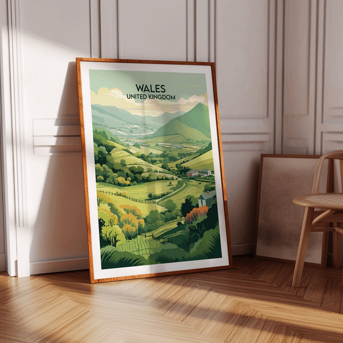 Wales Travel Poster, United Kingdom Custom Personalised - Image 3