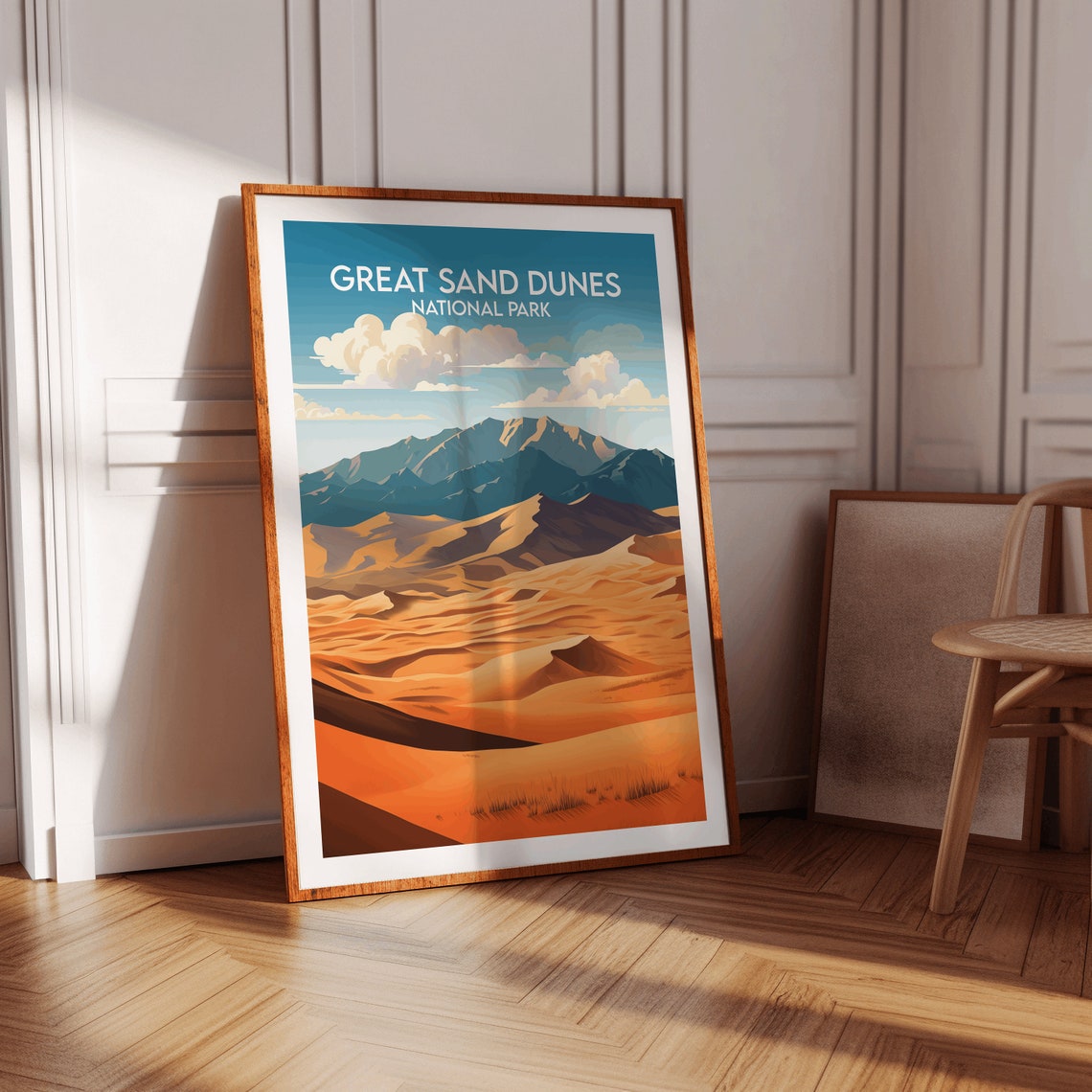 Great Sand Dunes National Park Desert Dunes Colorado Art Poster - Image 2