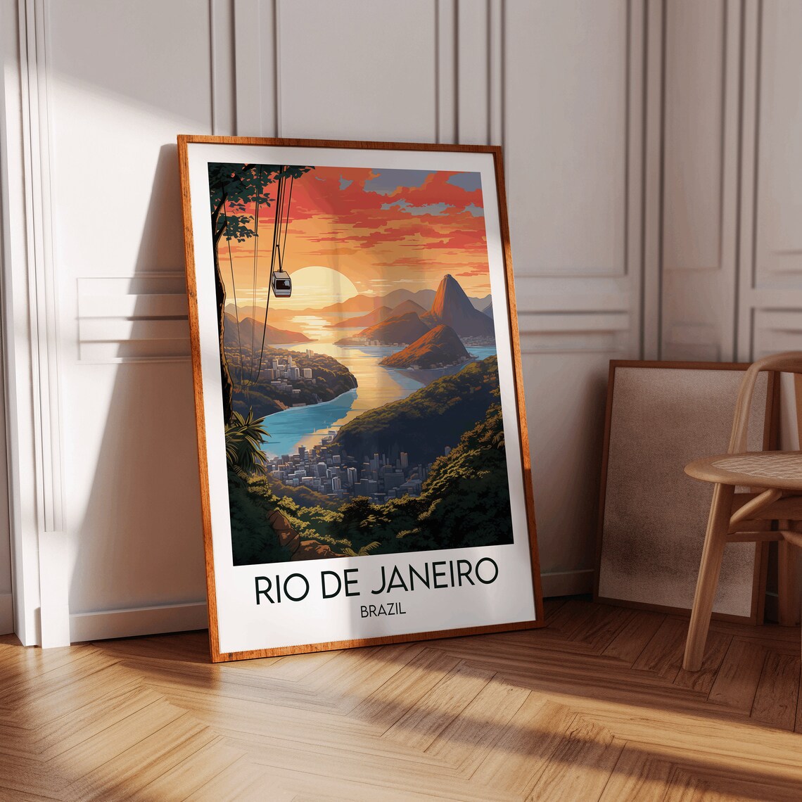 Rio De Janeiro Travel Poster, Custom Personalised Print - Image 2
