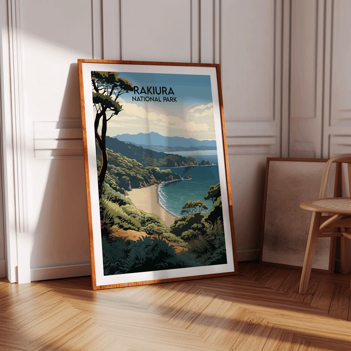 Rakiura National Park Coastal Bush Beach Scenic Travel Poster - Image 3
