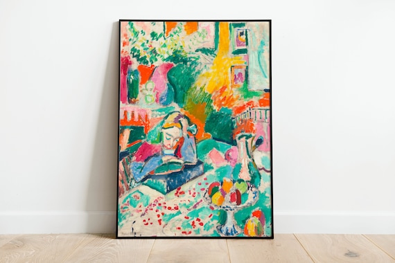 Henri Matisse Interior With Girl Reading Fauvist Masterpiece Poster
