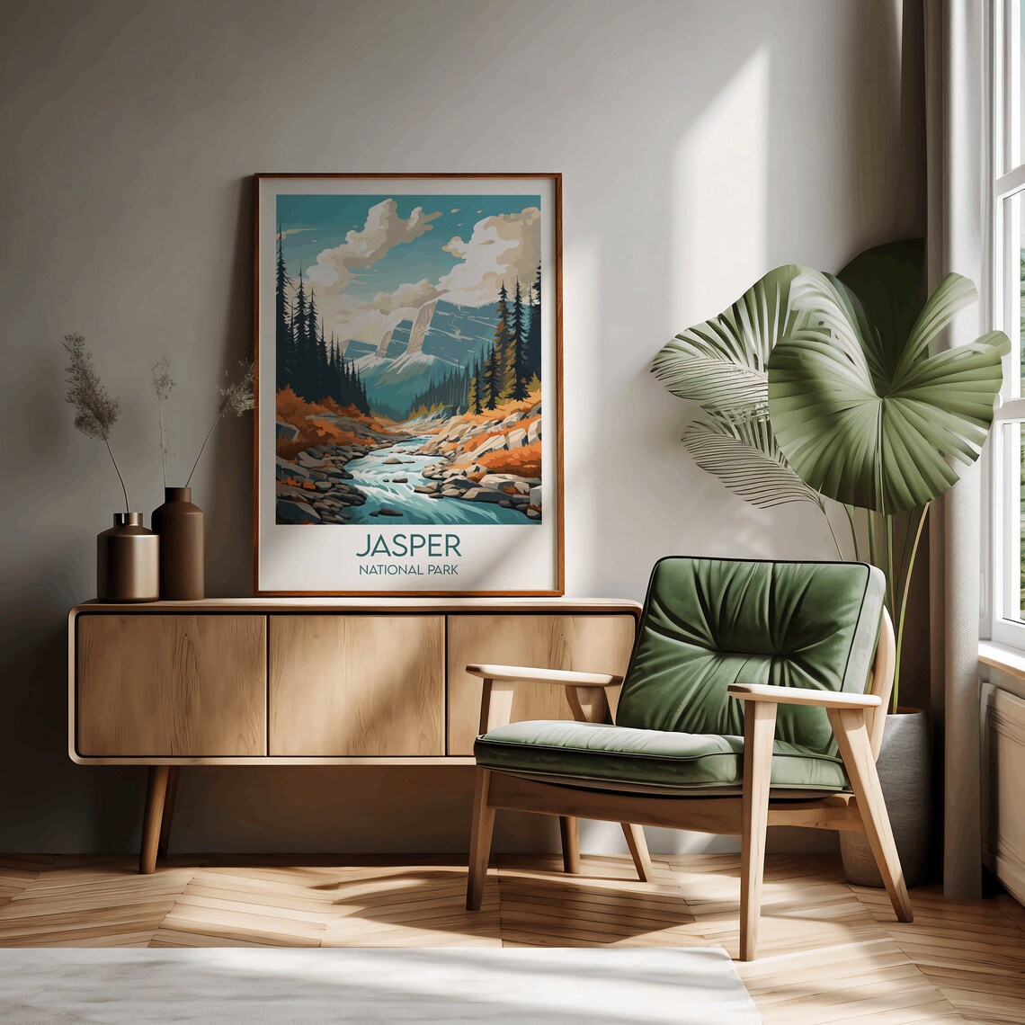 Jasper National Park Travel Poster, Canada - Image 2