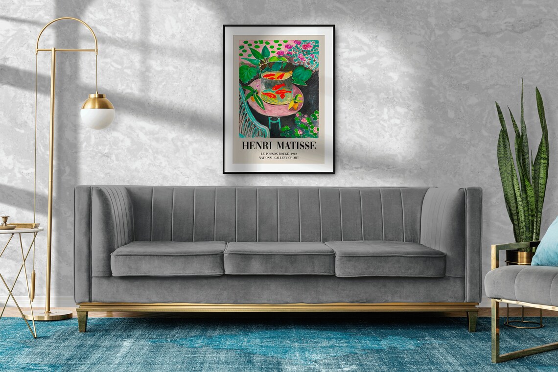 Henri Matisse The Goldfish 1912 Red Fish Bowl Fauvist Art Poster - Image 4