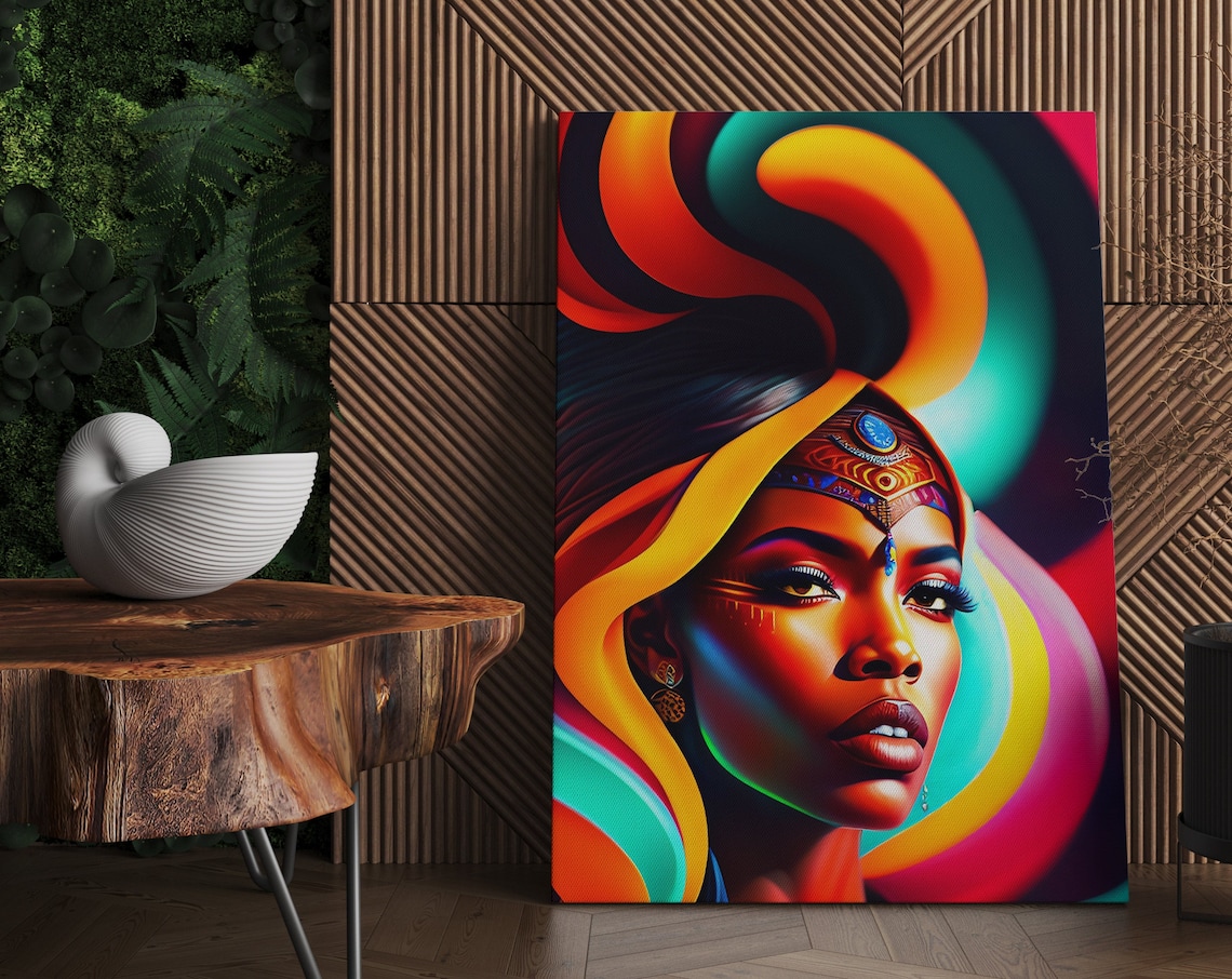 African Woman Art African Print African Wall Art African Print African Art African African Woman Print