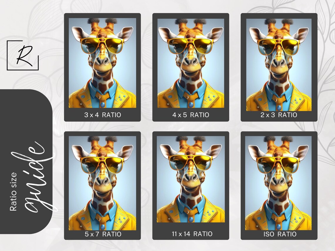 Giraffe Pop Art, Modern Office Decor Print - Image 3