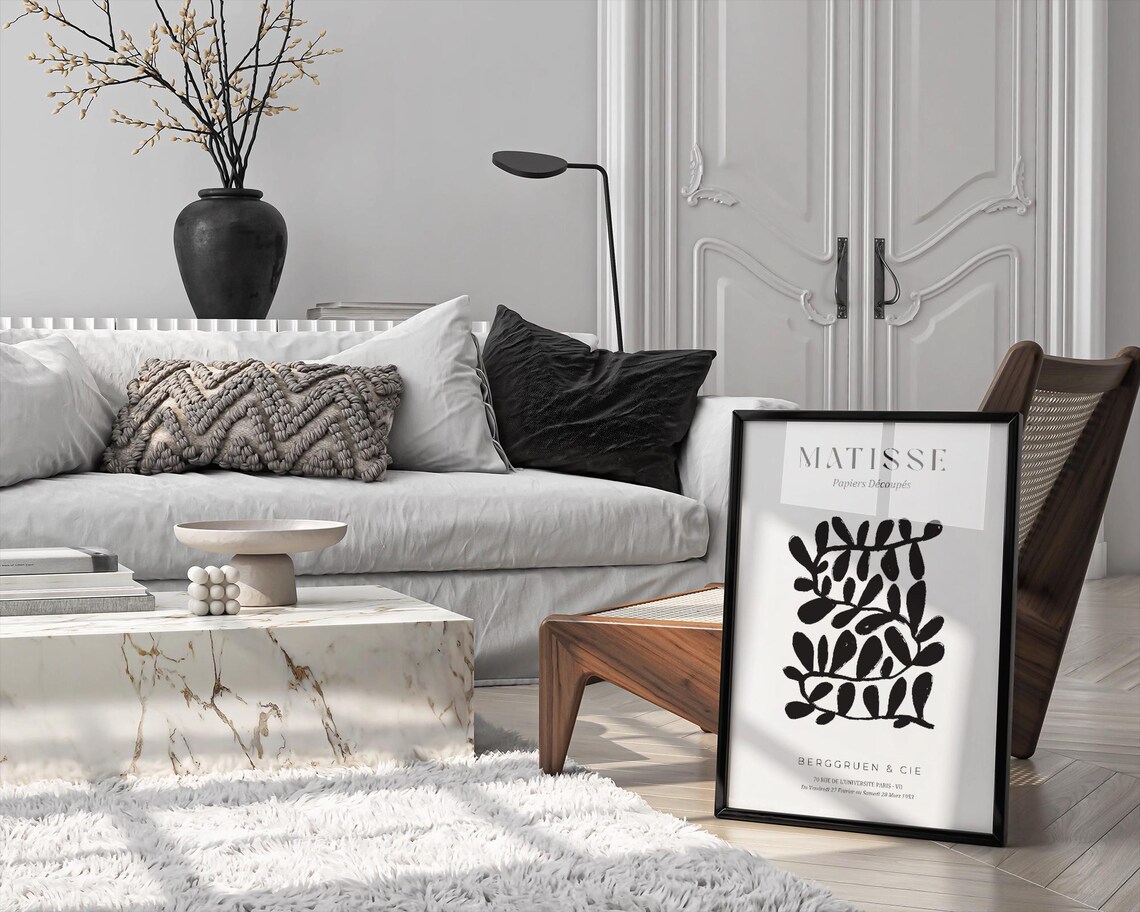 Matisse Inspired Art, Mid Century Modern Decor - Image 2
