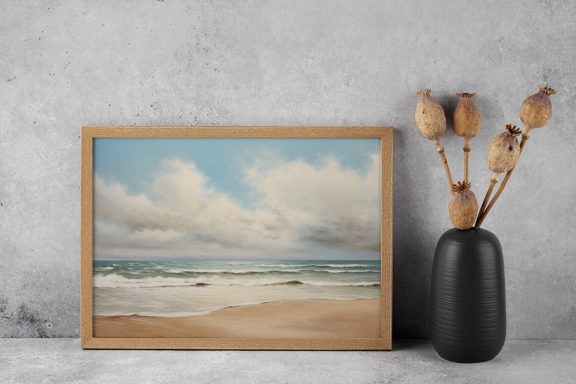 Oceans Whisper, The Dance Of Sky And Sea Art Print - Image 2