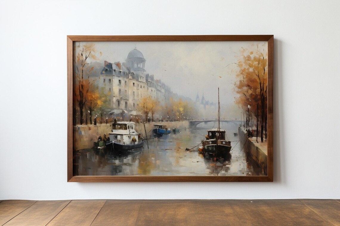 Golden Hues Of Paris Reflections By The Seine - Image 4