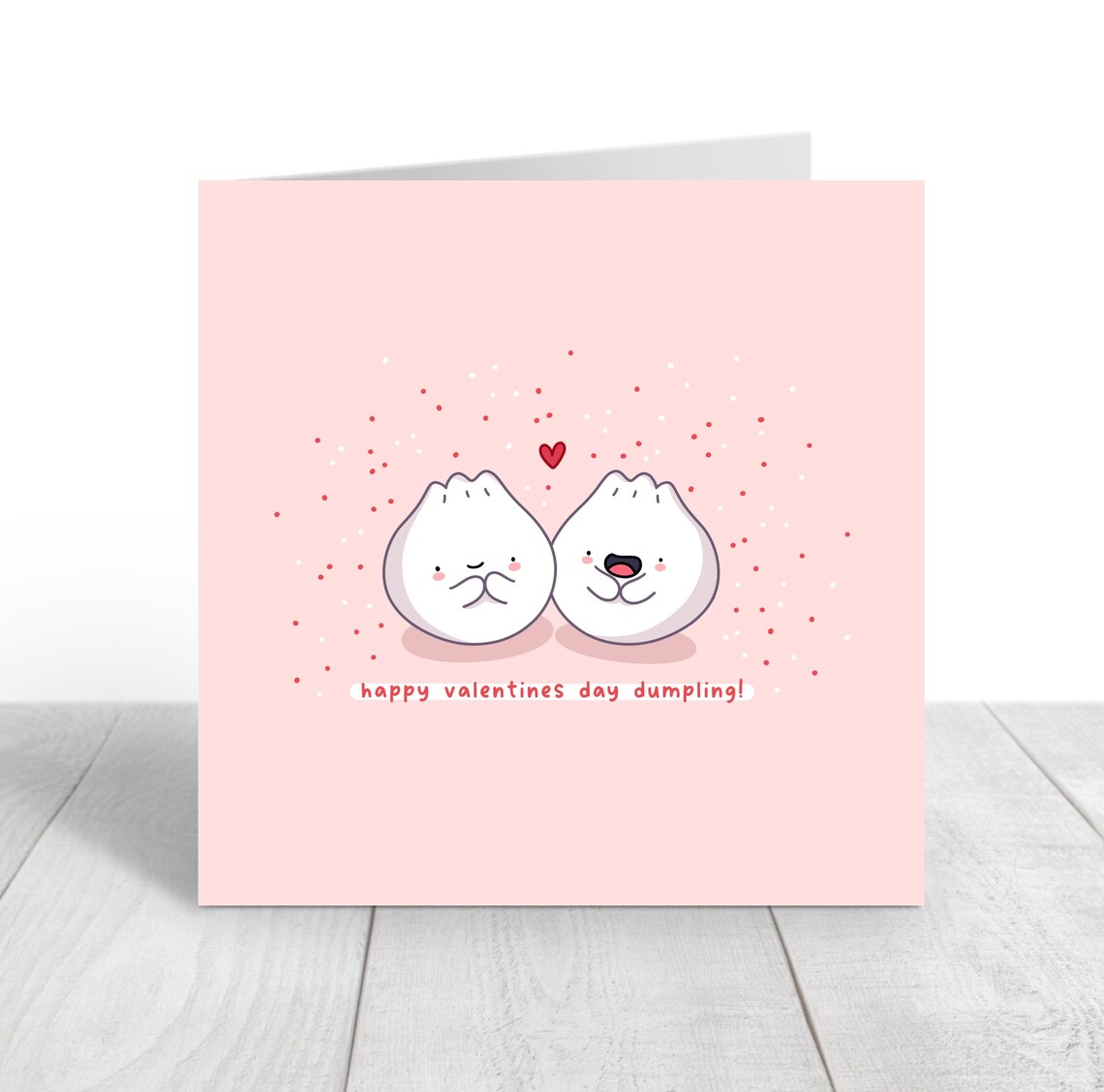 Dim Sum Pun Card, Punny Valentine Kawaii - Image 4