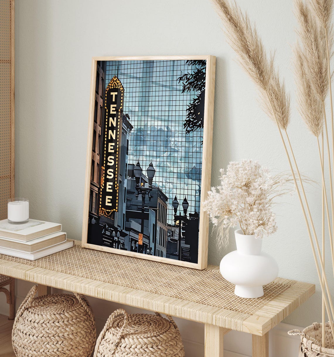 Knoxville Print Knoxville Watercolor Decor Knoxville Wall Art Travel Gift Unique Home Decor Travel Poster Print Knoxville Travel - Image 2