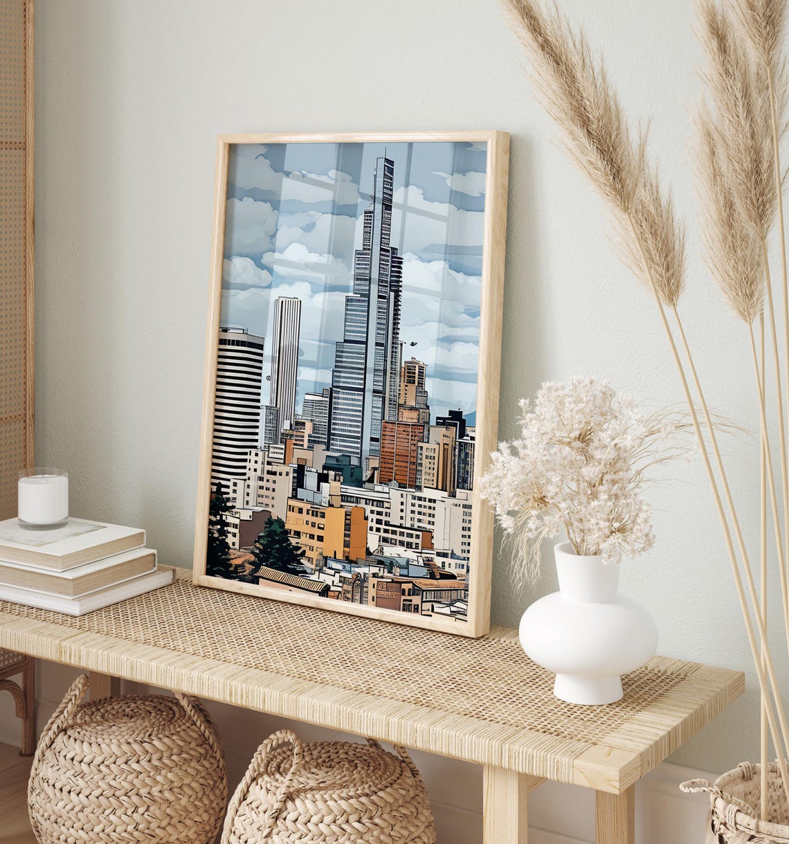 Bogota Art Print Bogota Wall Art Watercolor Art Painting Bogota Gift Bogota Poster Travel Poster Print Bogota Artwork - Image 2
