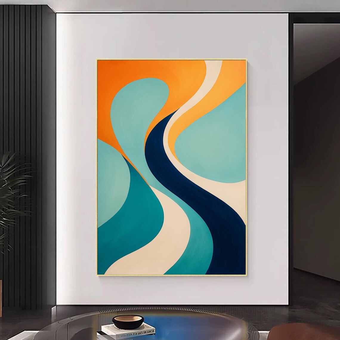 Original Abstract - Traditional Travel Poster