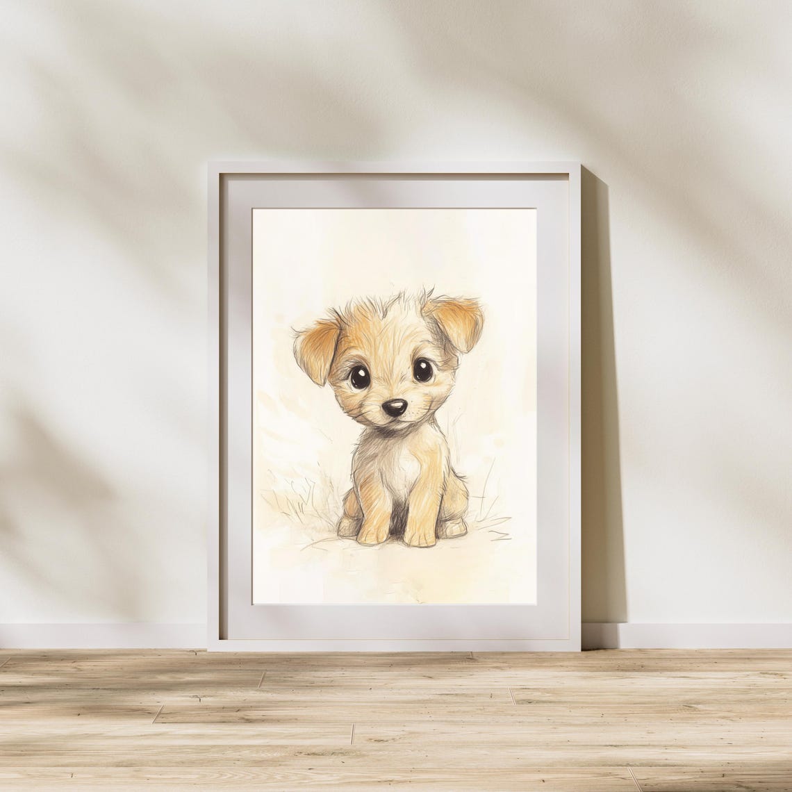 Kids Animal Dog Poster Nursery Wall Art Playroom Kids Decor Cute Dog Animal Illustration Childrens Room Prints Dog Art Poster - Image 2