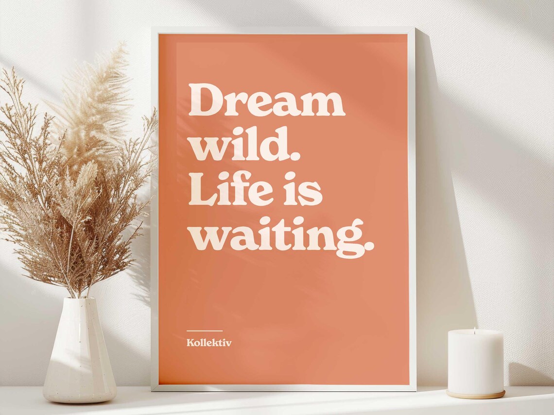 Custom Quote Print, Retro Typography Art - Image 2