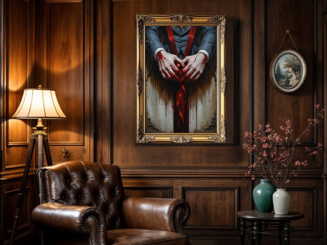 Gothic Hands Dark Fantasy Art Print - Image 3