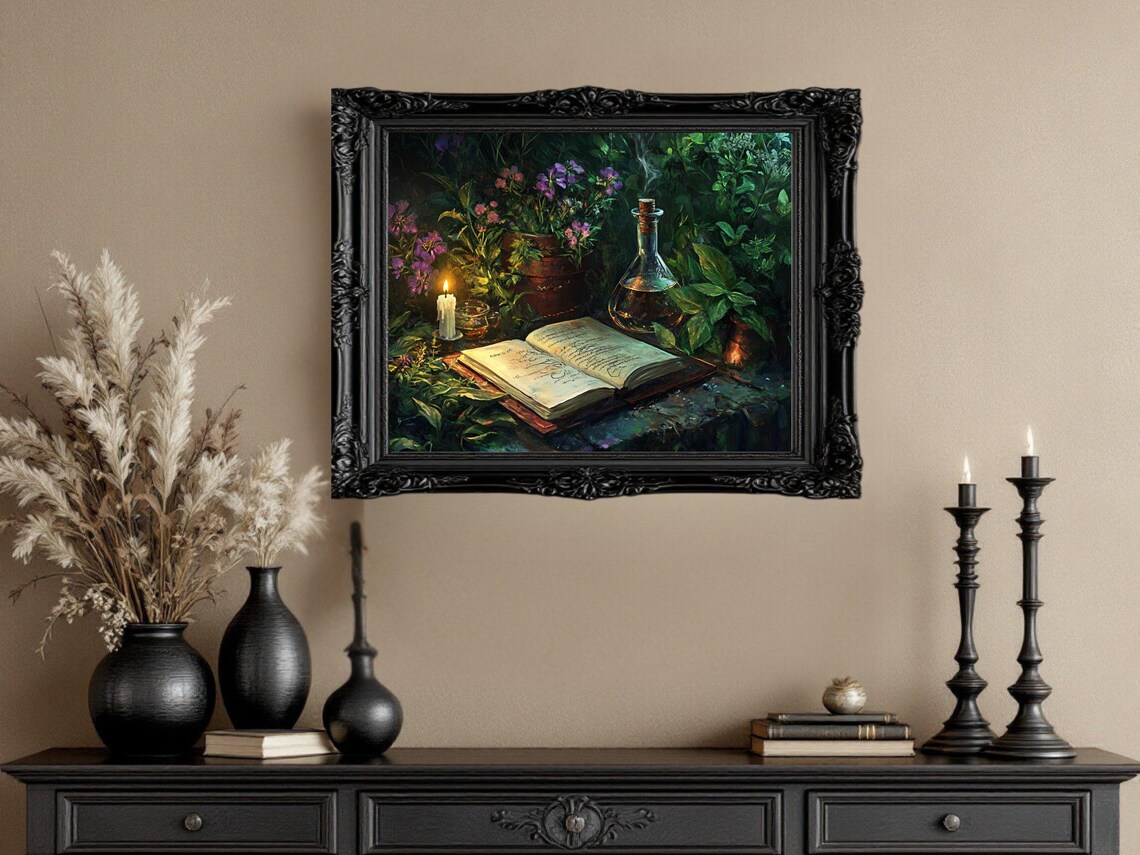 Enchanted Forest Botanical Magic Elixir Poster - Image 3