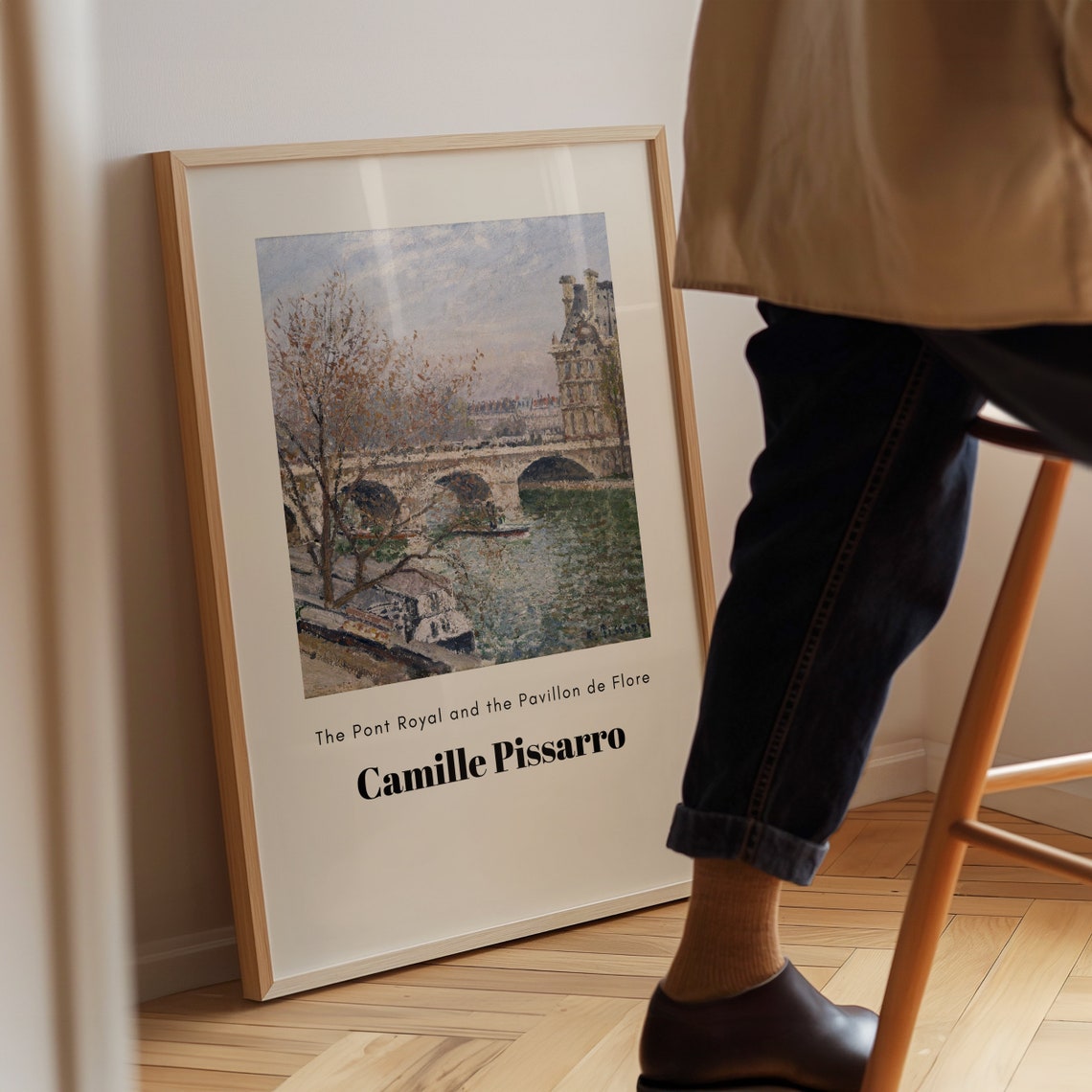 Camille Pissarro Pont Royal and Pavillon de Flore Paris Poster - Image 3