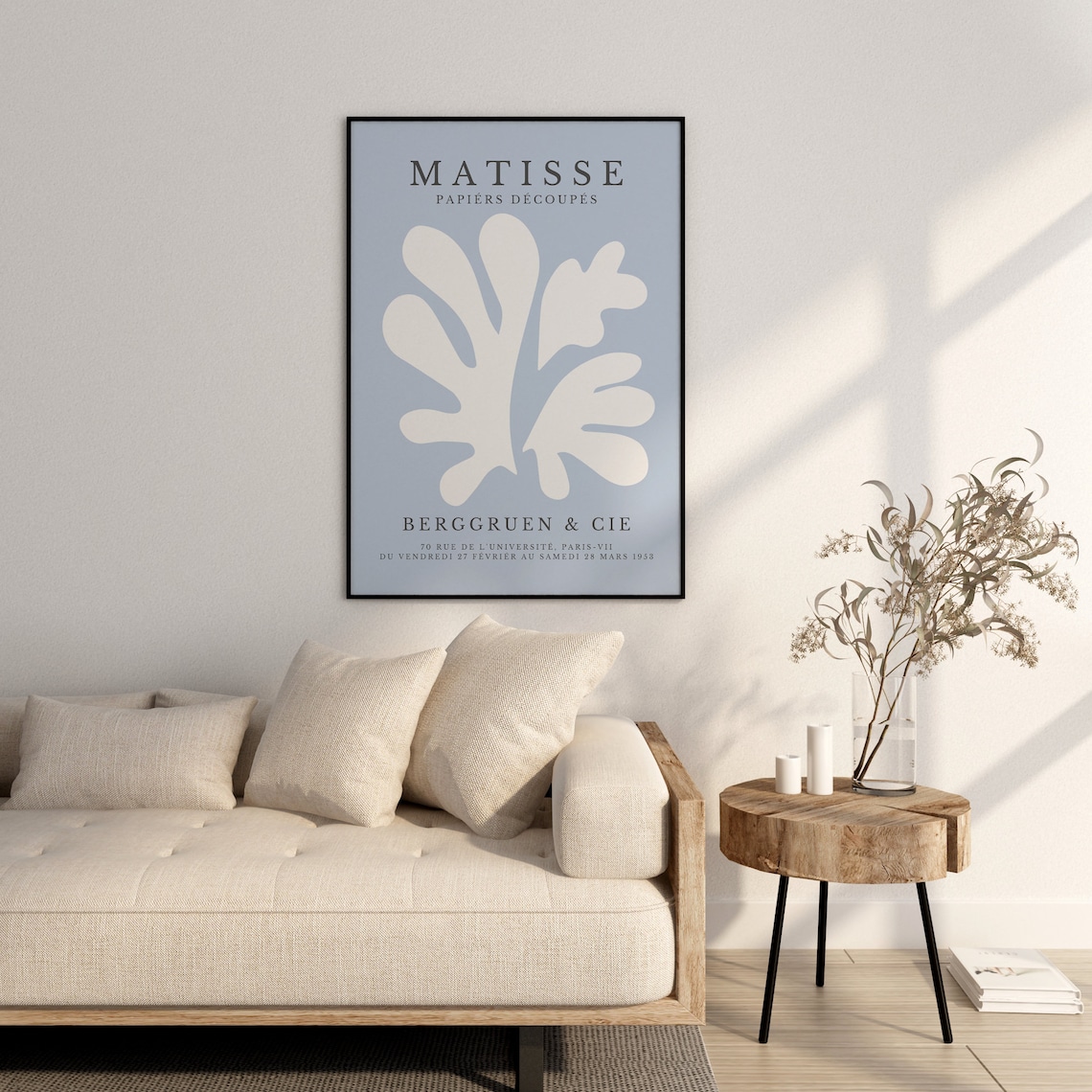 Matisse Inspired Minimalist Neutral Art Print - Image 2