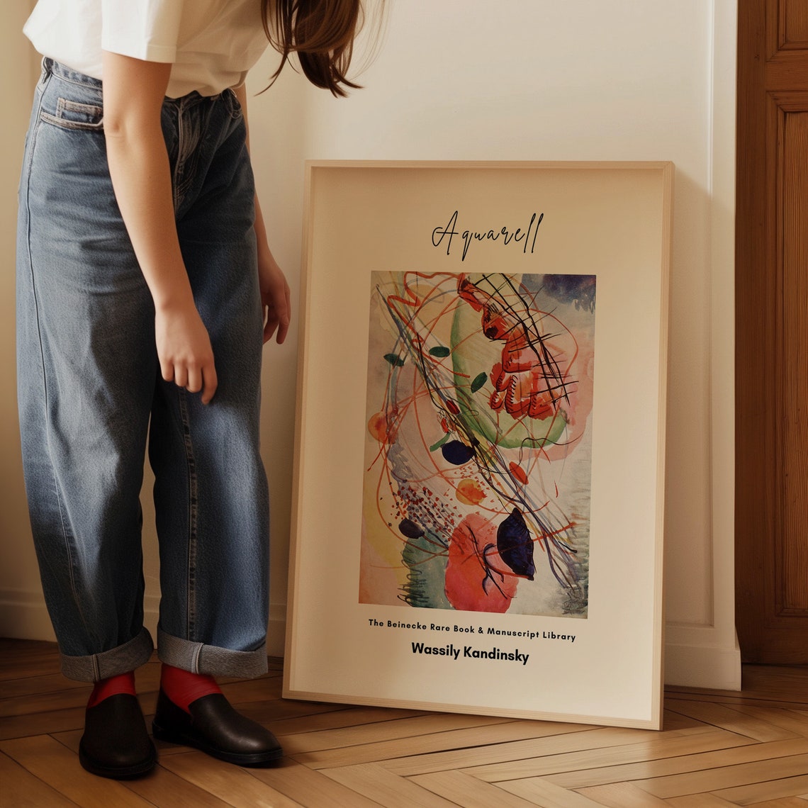 Wassily Kandinsky Aquarell Watercolor Abstract Colorful Art Poster - Image 4