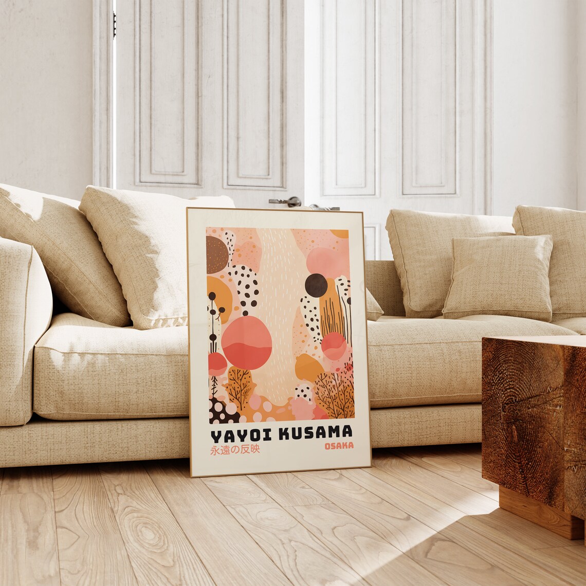 Yayoi Kusama Abstract Japanese Gallery Wall Art Poster - Image 2