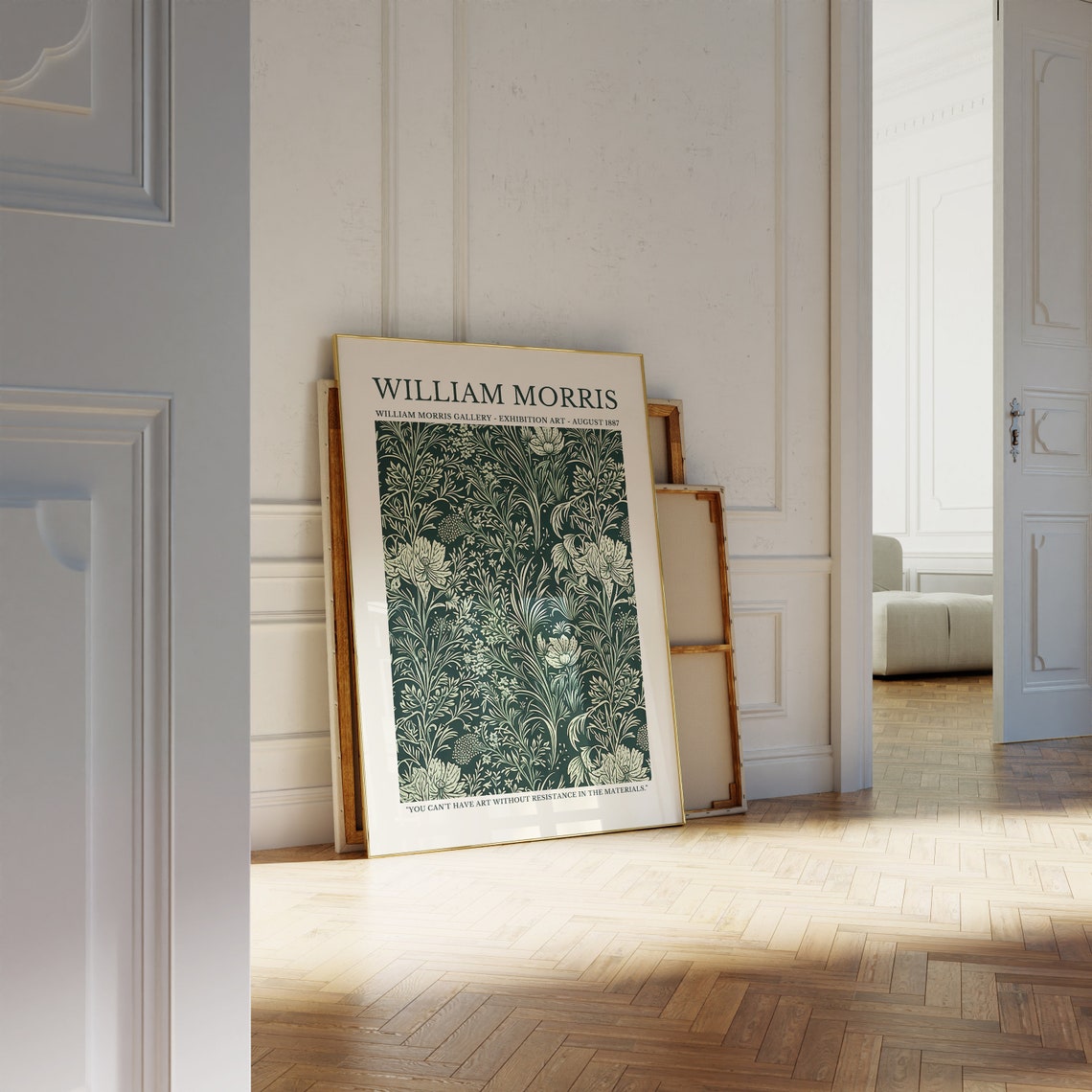 William Morris Gallery August 1887 Botanical Exhibition Poster - Image 4