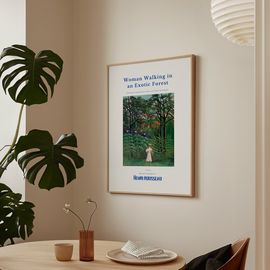 Henri Rousseau Poster Scene In Bagneux On The Outskirts Of Paris Realism Art Antique Decor Home Decoration Garden Poster - Image 2