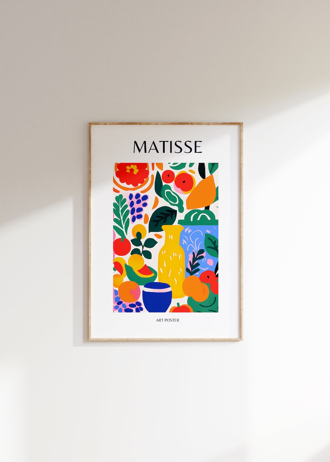 Henri Matisse Minimalist Poster, Museum Art Print
