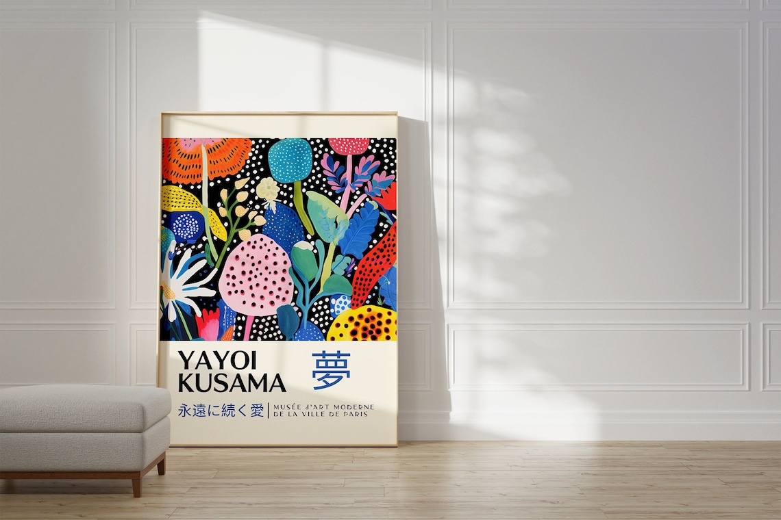 Yayoi Kusama Home Wall Decor Poster Print
