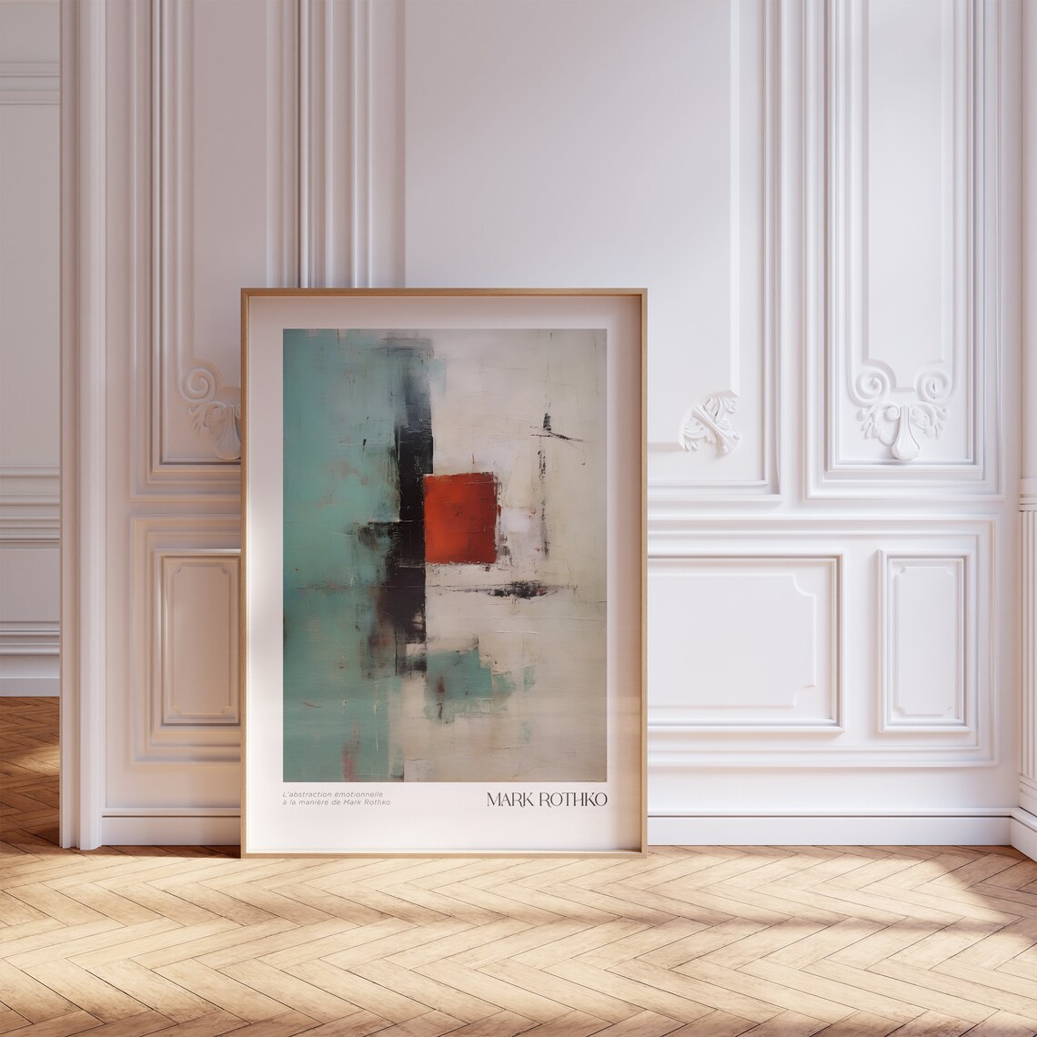 Mark Rothko Exhibition Poster, Museum Art Print - Image 3