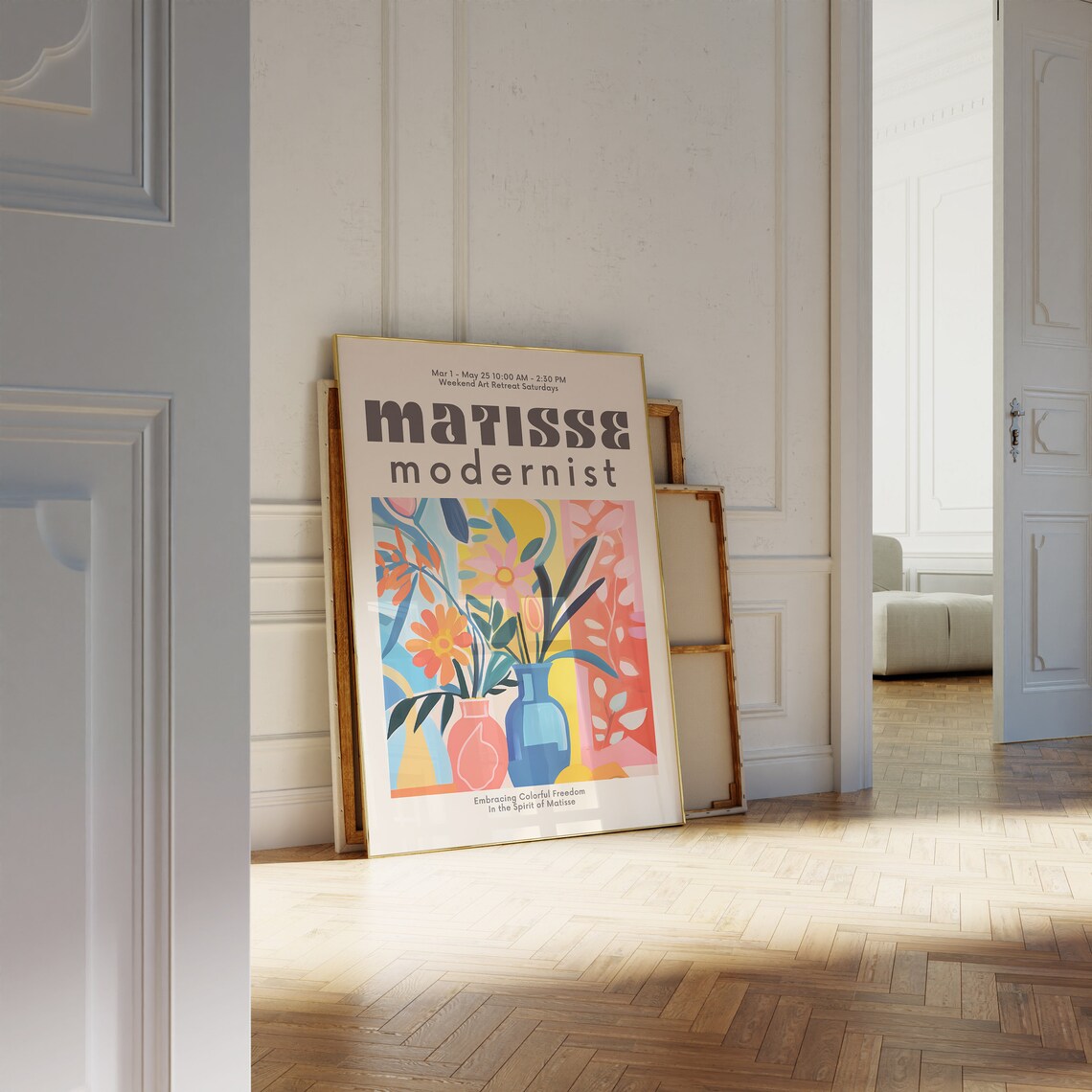 Matisse Modernist Exhibition Floral Still Life Colorful Art Poster - Image 2