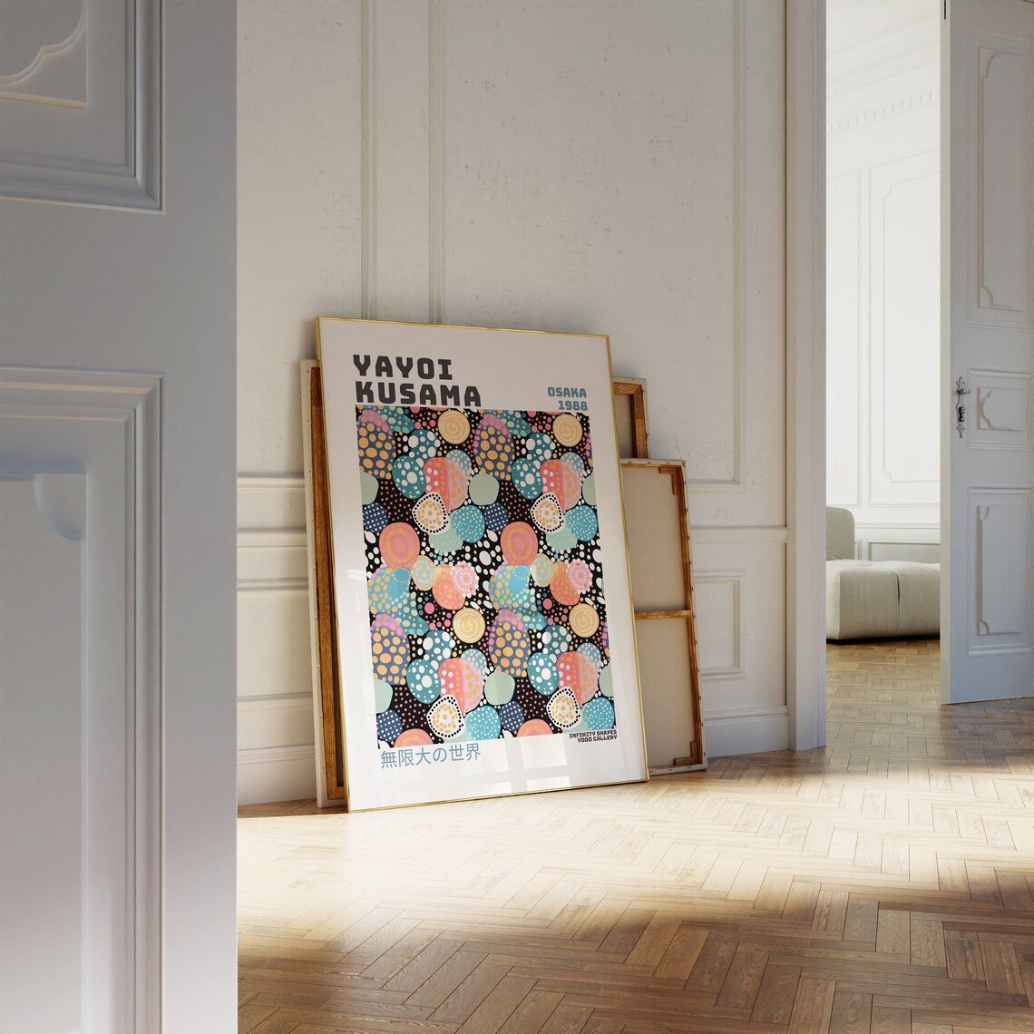 Yayoi Kusama Abstract Japandi Wall Art Print - Image 5