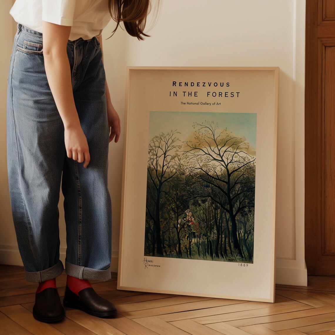 Henri Rousseau Poster Scene In Bagneux On The Outskirts Of Paris Realism Art Antique Decor Home Decoration Garden Poster - Image 4