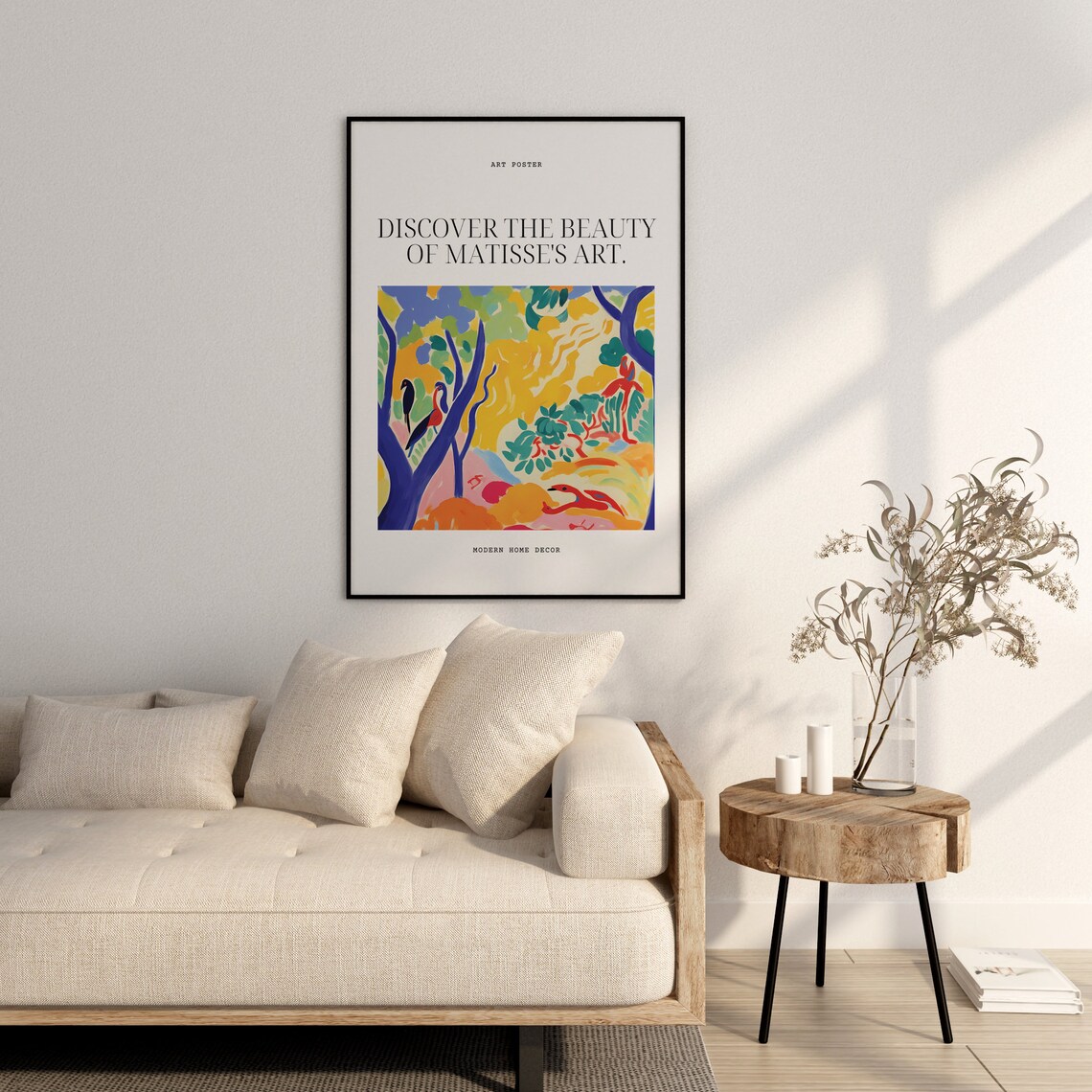 Henri Matisse Colorful Jungle Birds Modern Exhibition Poster - Image 2
