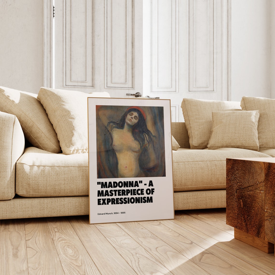 Edvard Munch Madonna 1894 Expressionist Masterpiece Art Poster - Image 2