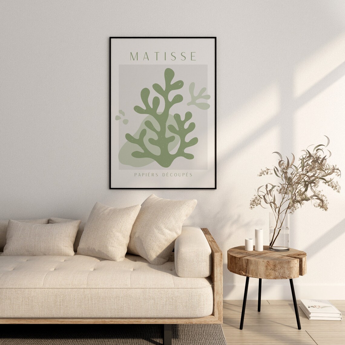 Matisse Papiers Decoupes Tall Green Botanical Cut Out Art Poster - Image 2