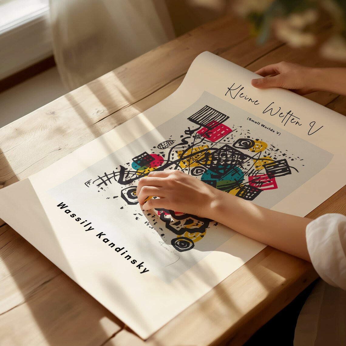 Wassily Kandinsky Kleine Welten V Small Worlds Color Art Poster - Image 4