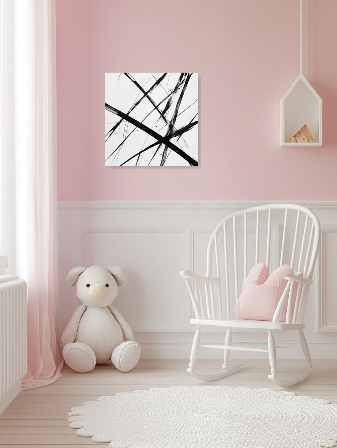 Abstract Pollock-Inspired Wall Art Print - Image 3