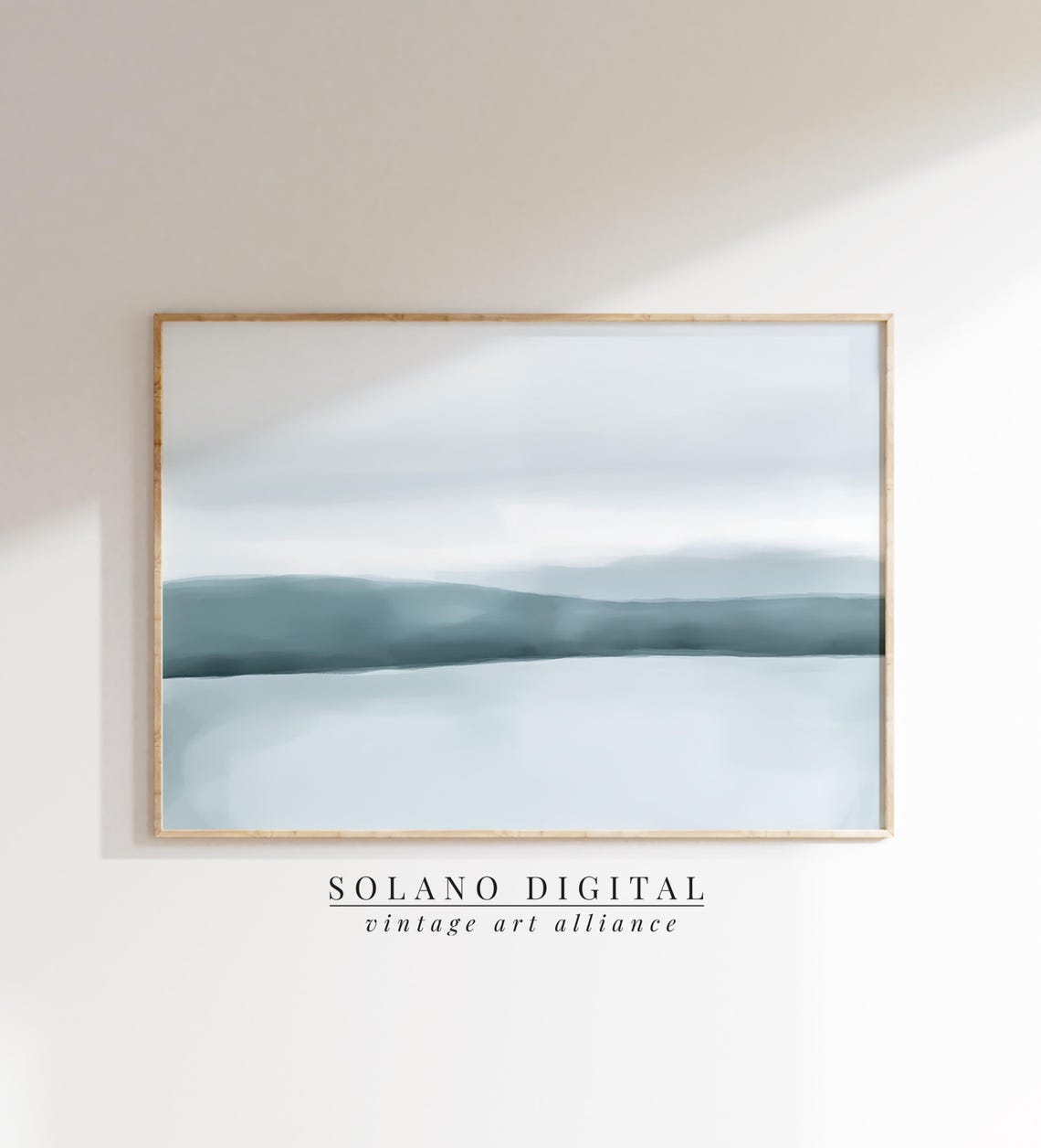 Costal Watercolor Prints Print Coastal Wall Art Abstract Beacht Modern Landscape