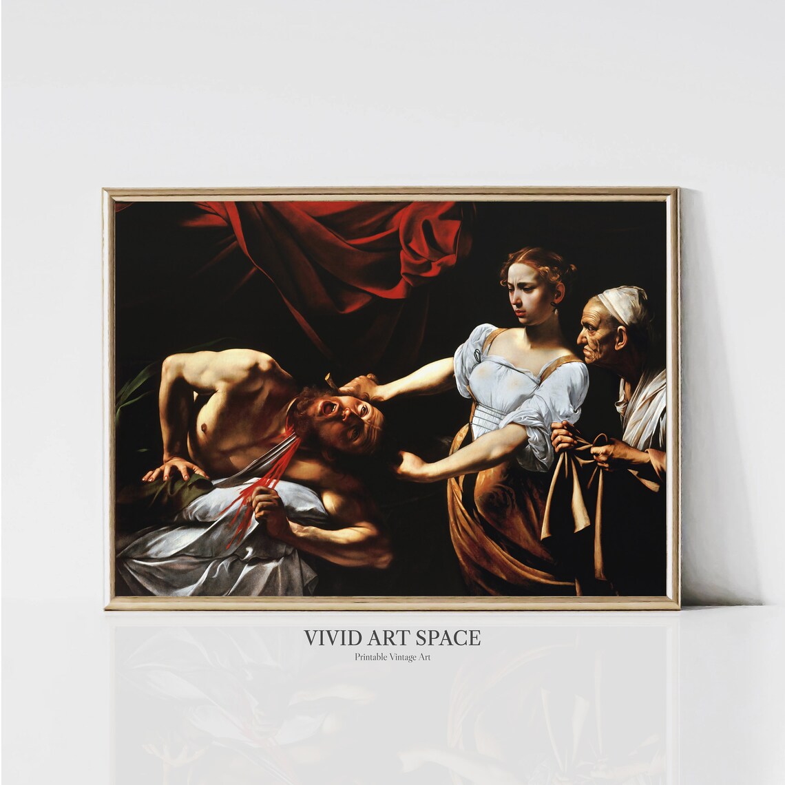 Judith Beheading Holofernes Caravaggio Art Print
