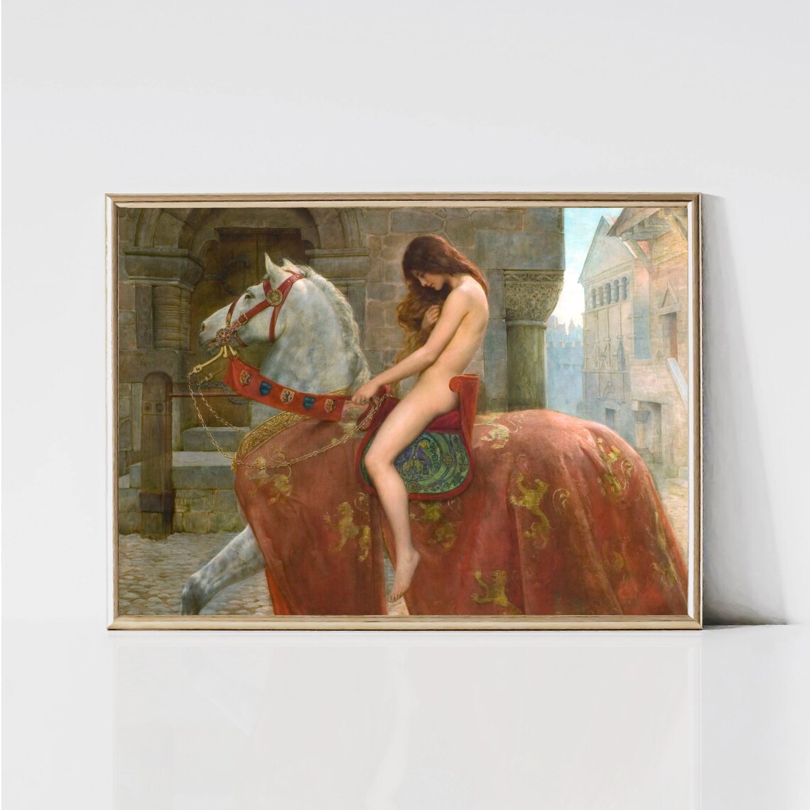 Lady Godiva by John Collier, Pre-Raphaelite Art Print