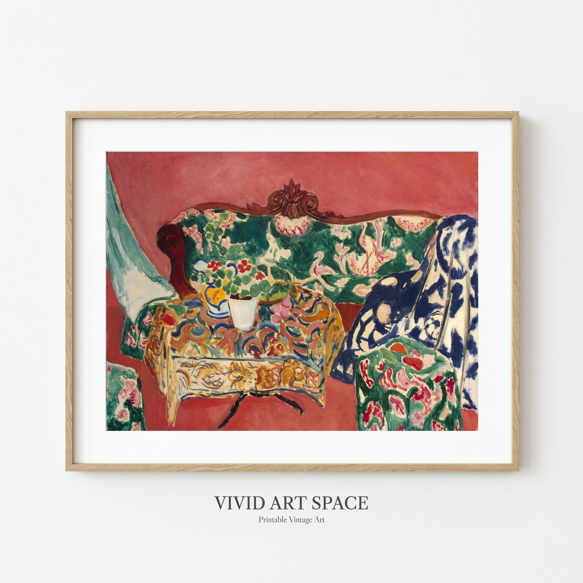 Matisse Seville Still Life Fauvism Interior Art Print - Image 2