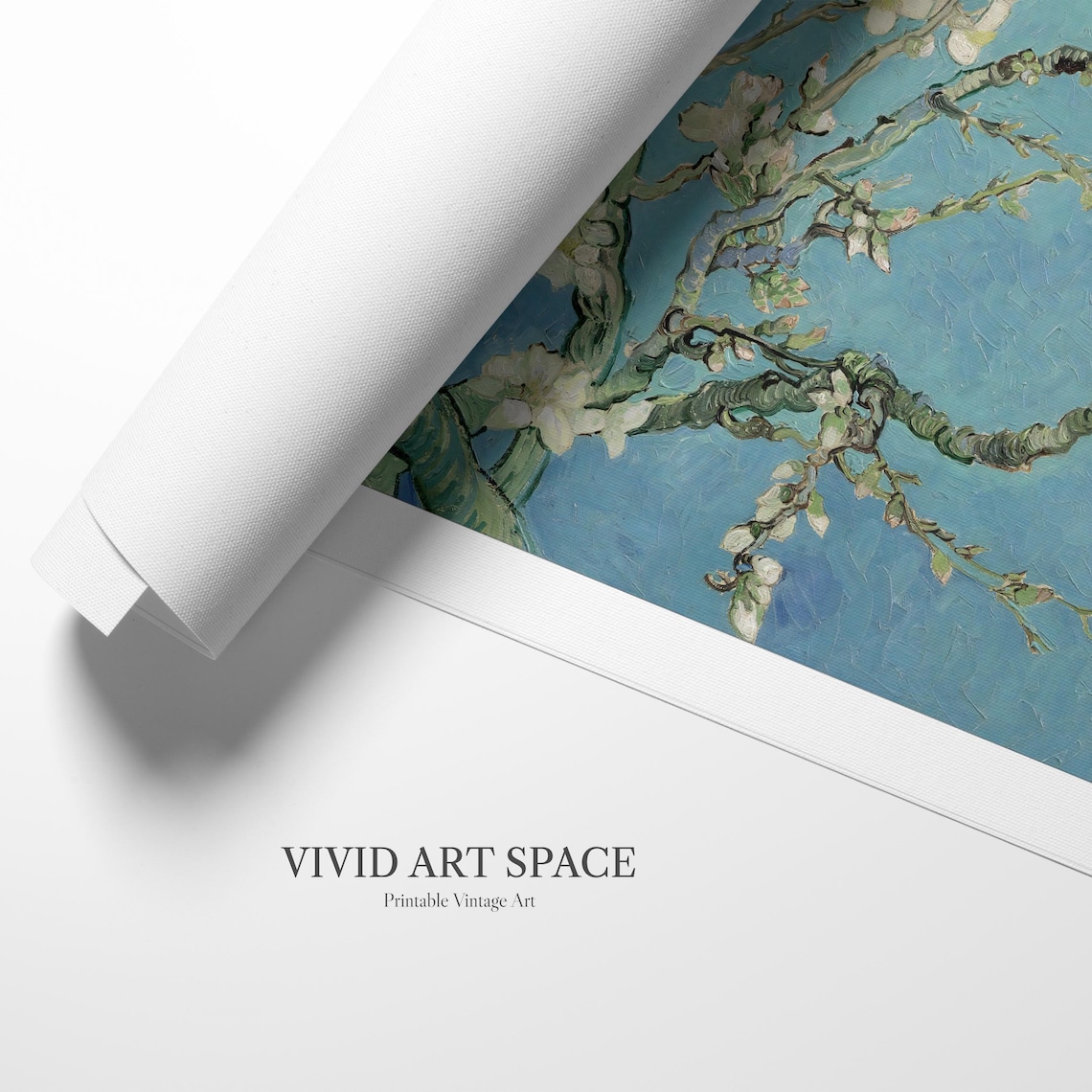 Van Gogh Almond Blossom Impressionist Flower Art Print - Image 2