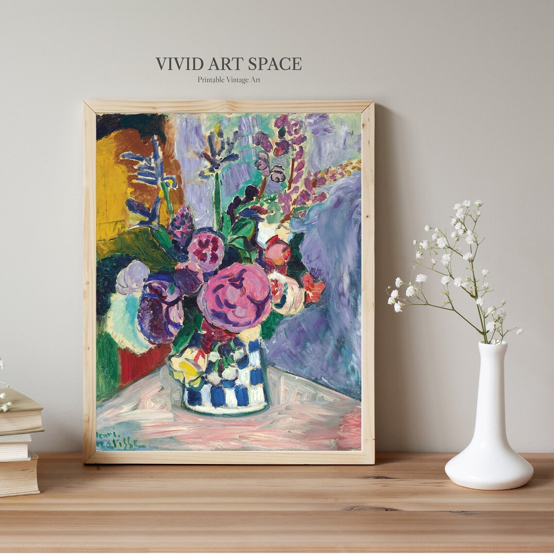 Matisse Les Pivoines Modern Floral Art Print - Image 2