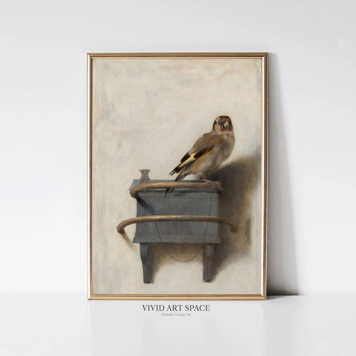Goldfinch By Carel Fabritius Vintage Art Print