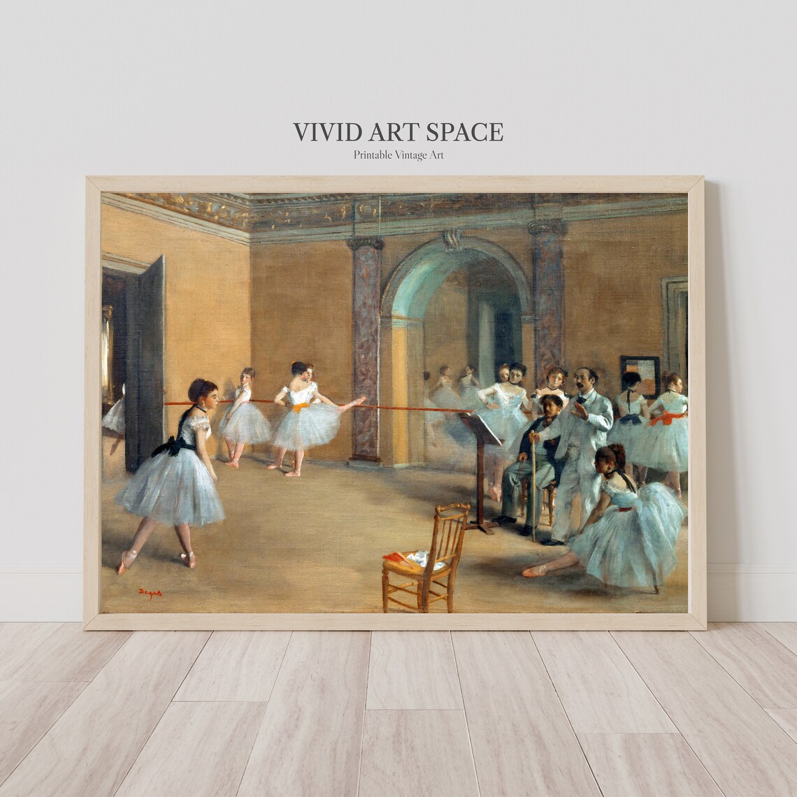 Edgar Degas Dance Foyer at Opera Art Print - Image 2