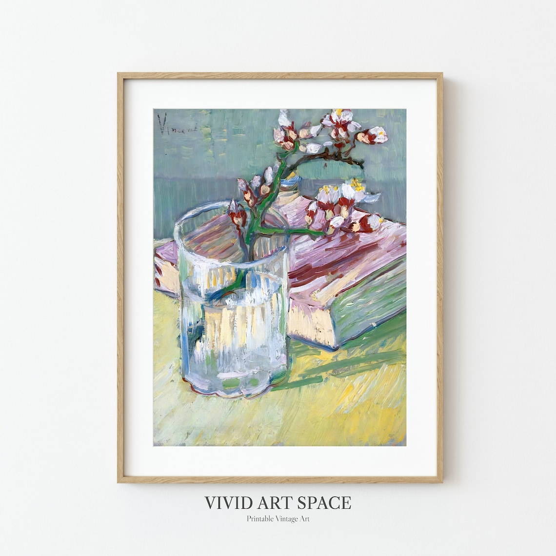 Almond Branch by Vincent Van Gogh Art Print
