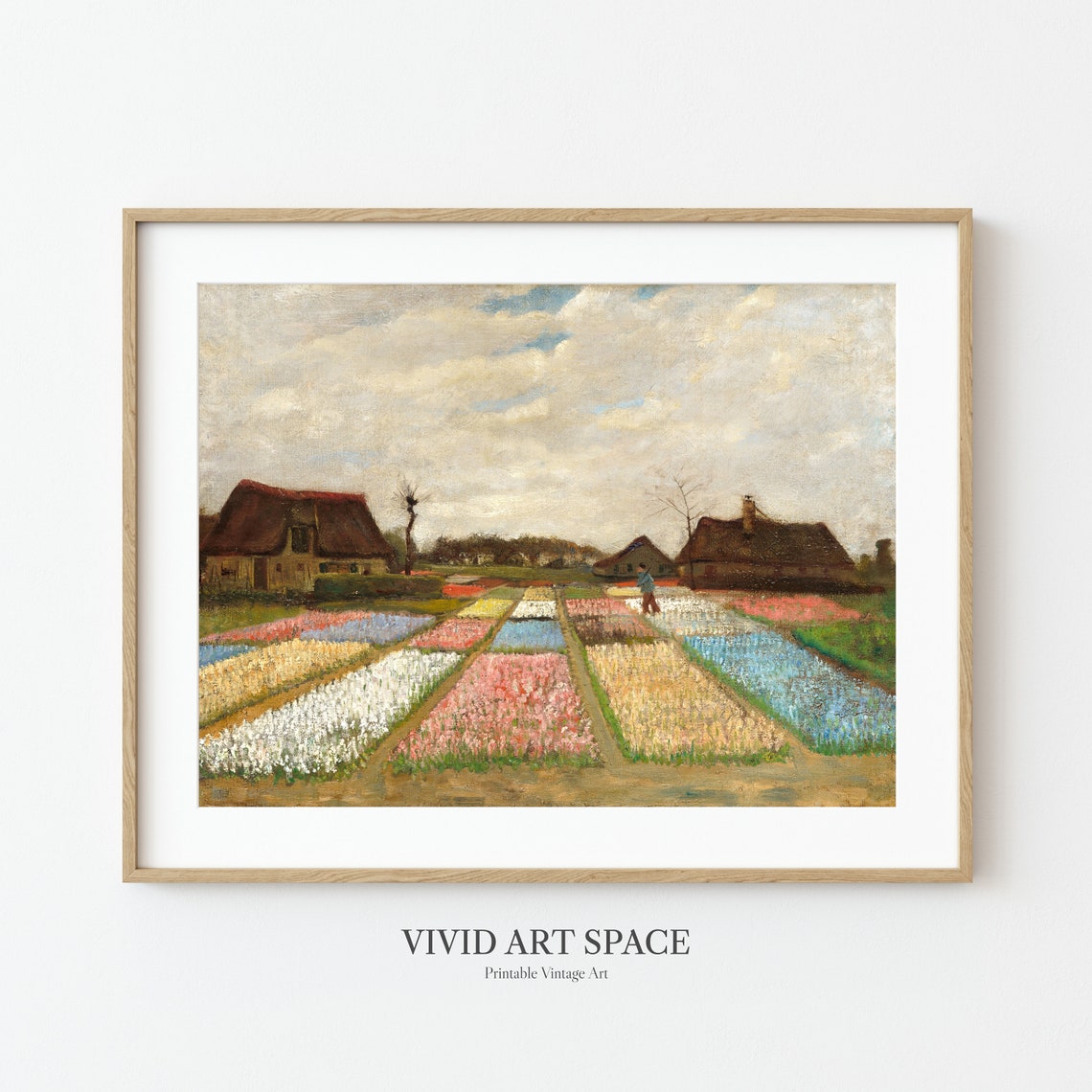 Vincent van Gogh Bulb Fields in Holland Dutch Spring Art Print - Image 2