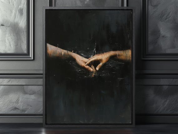 Dark Academia Gothic Vintage Art Print