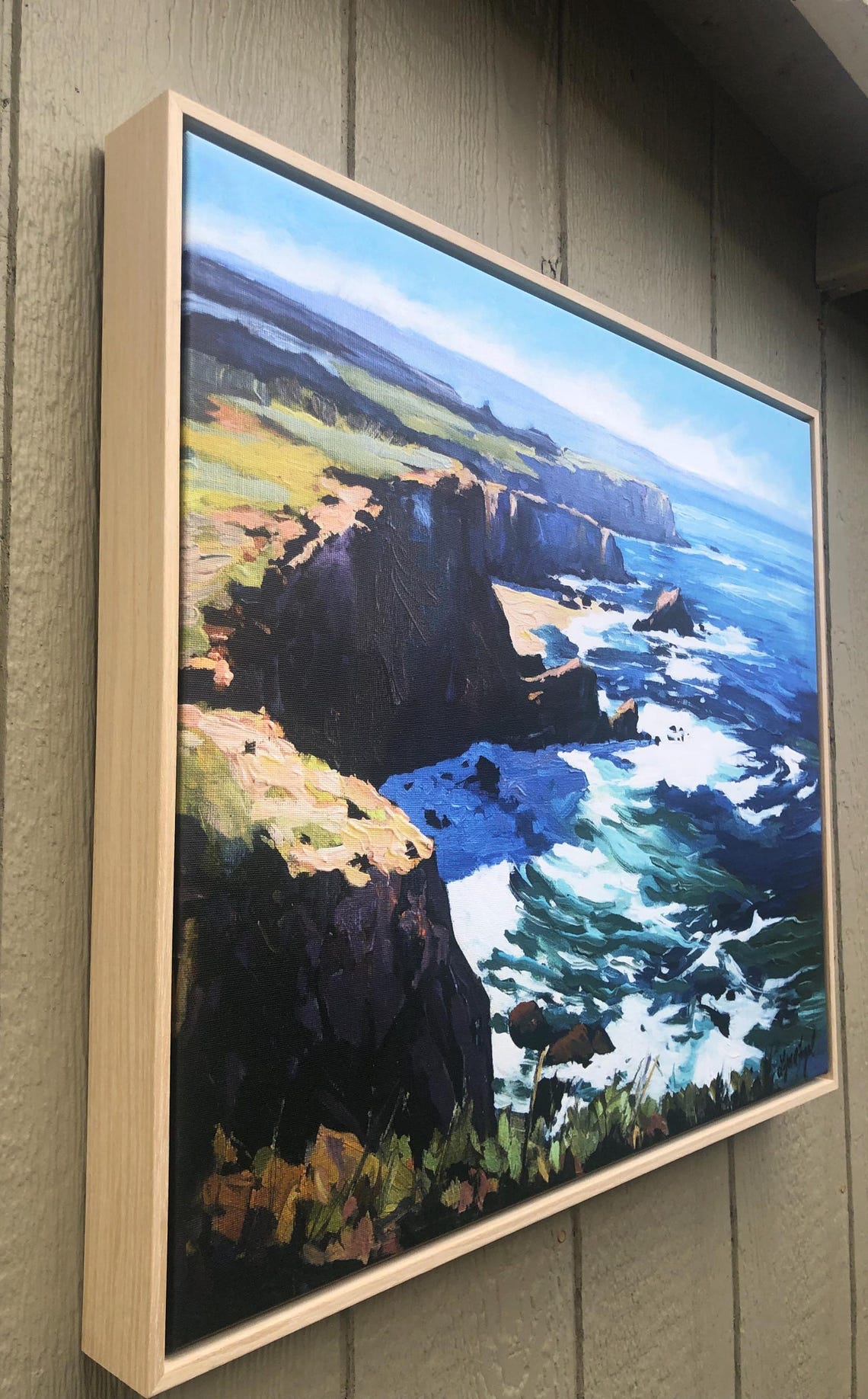 Big Sur California Dramatic Coastal Cliffs Ocean View Travel Poster - Image 2