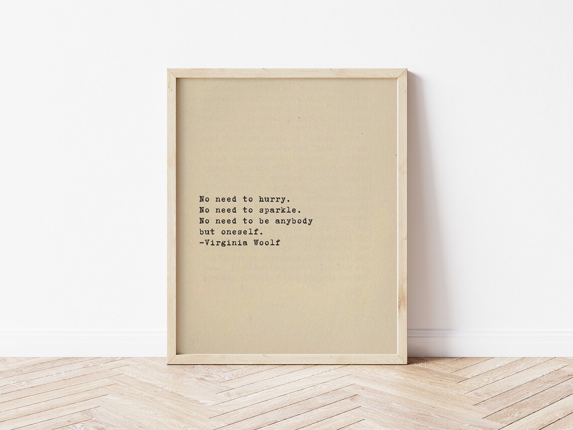 Virginia Woolf Quote Print, A Room of One's Own - Image 2